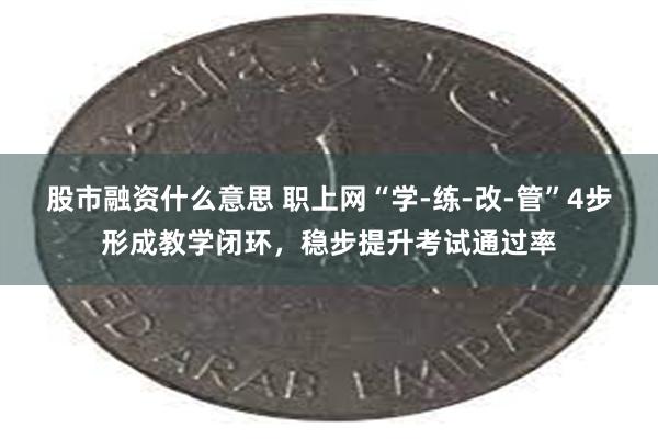 股市融资什么意思 职上网“学-练-改-管”4步形成教学闭环，稳步提升考试通过率