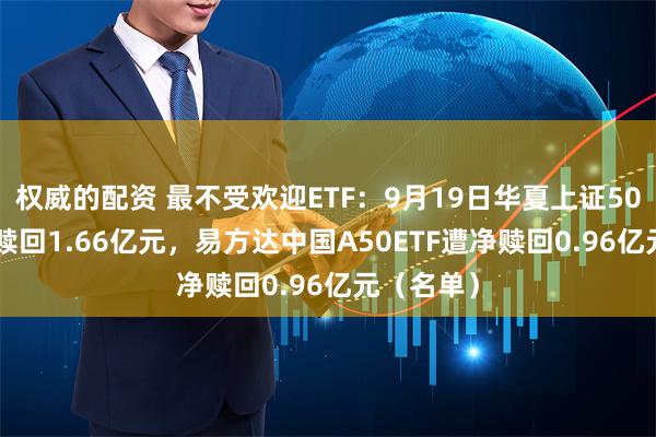 权威的配资 最不受欢迎ETF：9月19日华夏上证50ETF遭净赎回1.66亿元，易方达中国A50ETF遭净赎回0.96亿元（名单）