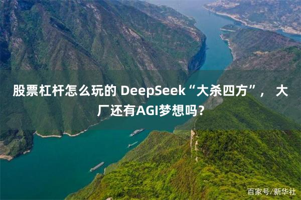 股票杠杆怎么玩的 DeepSeek“大杀四方”， 大厂还有AGI梦想吗？