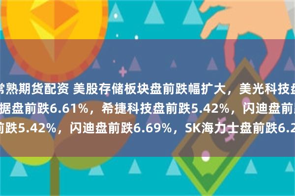 常熟期货配资 美股存储板块盘前跌幅扩大，美光科技盘前跌4.05%，西部数据盘前跌6.61%，希捷科技盘前跌5.42%，闪迪盘前跌6.69%，SK海力士盘前跌6.25%