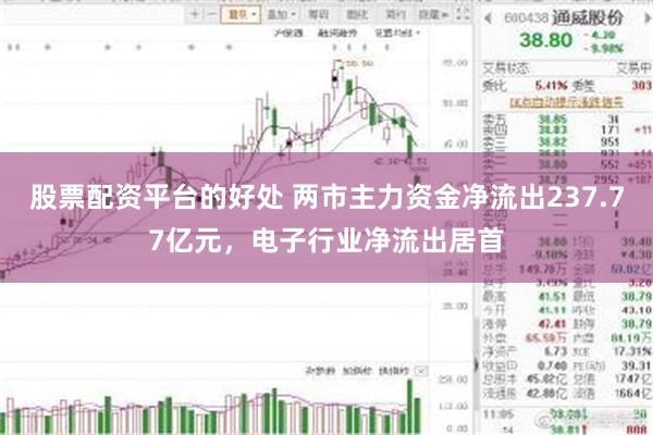 股票配资平台的好处 两市主力资金净流出237.77亿元，电子行业净流出居首